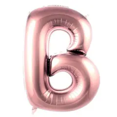 FOLYO HARF BALON 40 İNÇ ''B'' ROSEGOLD