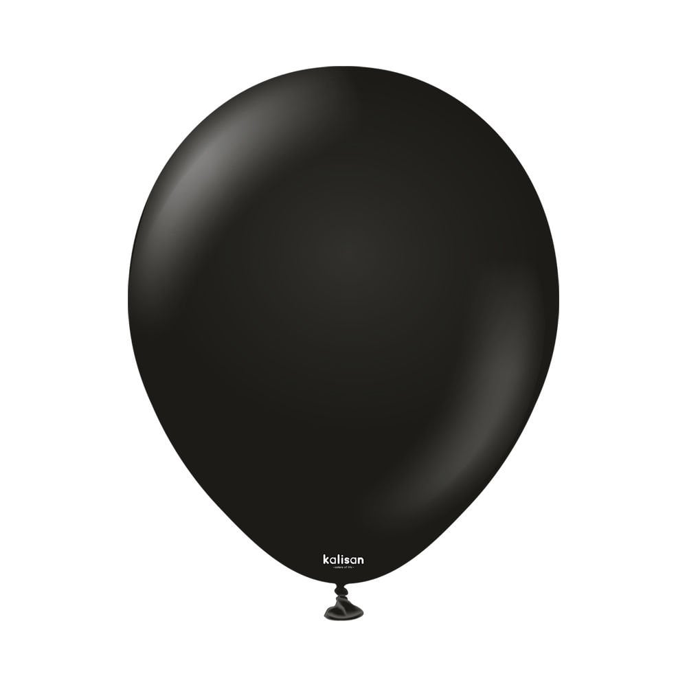 12'' Standart Balon Siyah 100’lü