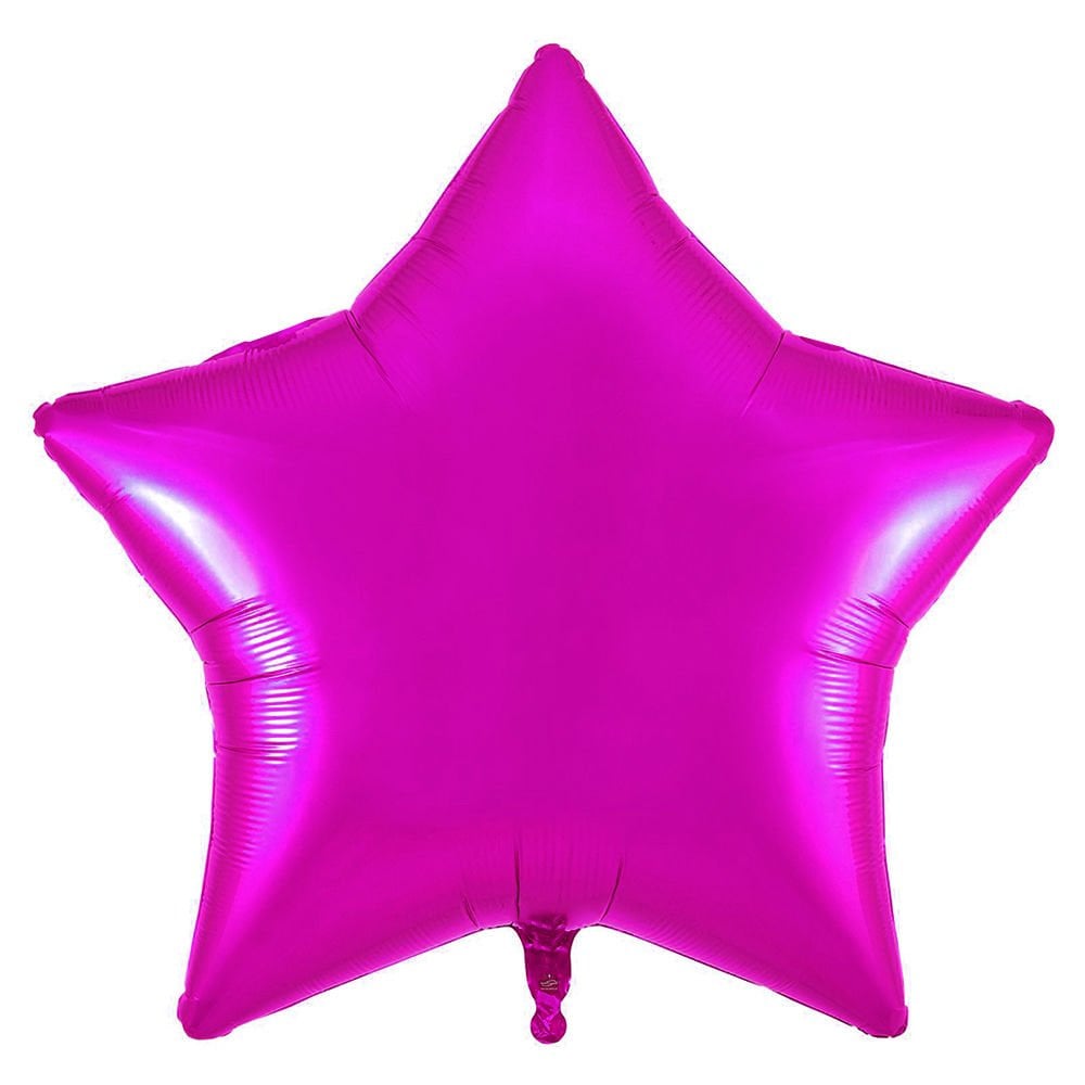 YILDIZ FOLYO BALON FUŞYA 24 INÇ