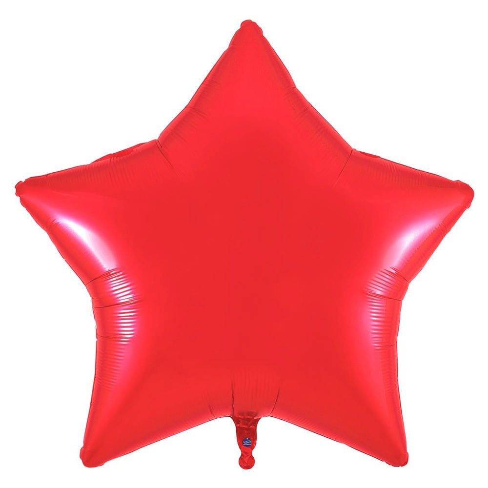 YILDIZ FOLYO BALON KIRMIZI 24 INÇ