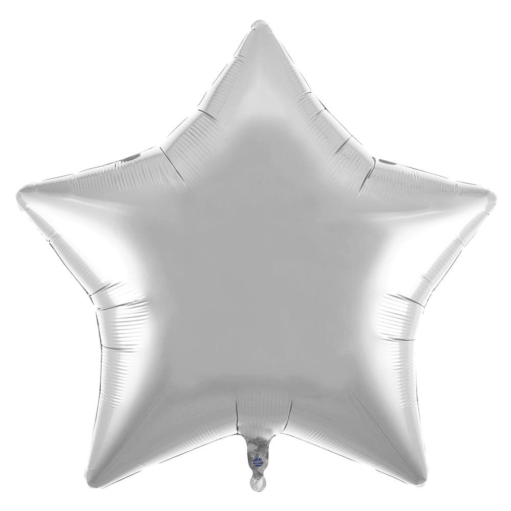 YILDIZ FOLYO BALON GÜMÜŞ 24 INÇ