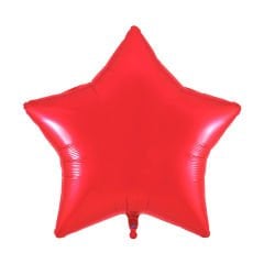 YILDIZ FOLYO BALON KIRMIZI 18 INÇ