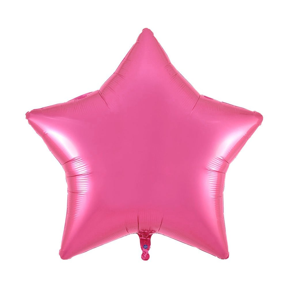 YILDIZ FOLYO BALON PEMBE 18 INÇ