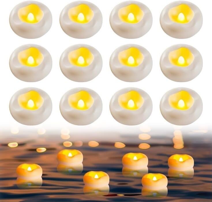 LEDLİ SUDA YÜZEN MUM