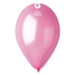 11'' Metalik Balon Pembe 100 lü