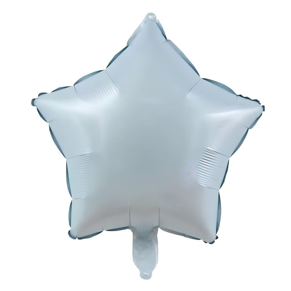 YILDIZ FOLYO BALON FIRTINA MAVİ 18 INÇ