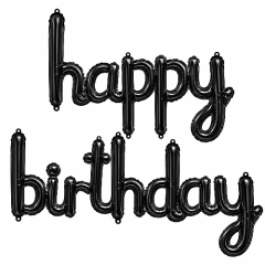 HAPPY BIRTHDAY FOLYO SET SİYAH