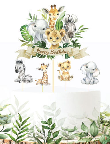 BABY ANIMAL TEMALI KÜRDAN SÜS 5 Lİ