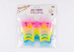 NEON PARTİ GÖZLÜĞÜ 6 LI