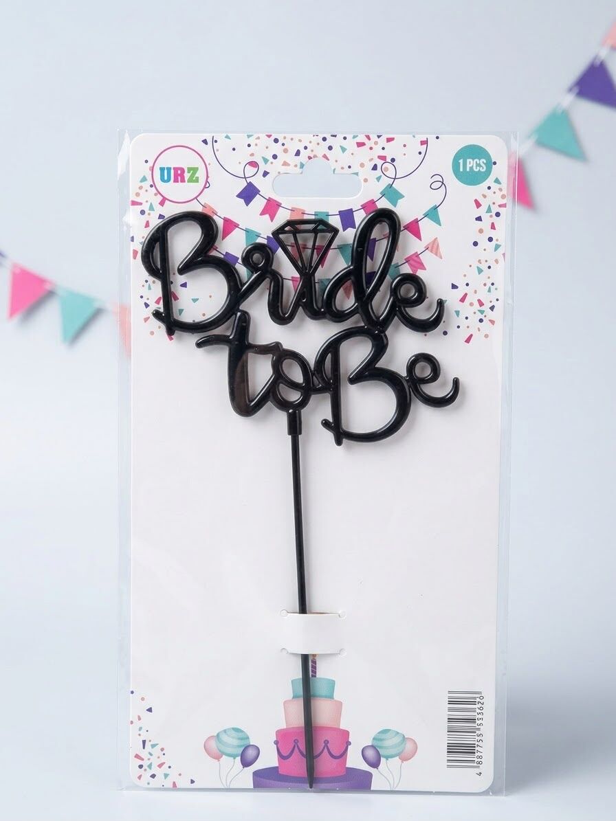 PASTA ÜZERİ SİYAH BRIDE TO BE