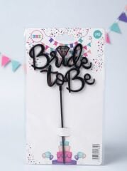 PASTA ÜZERİ SİYAH BRIDE TO BE