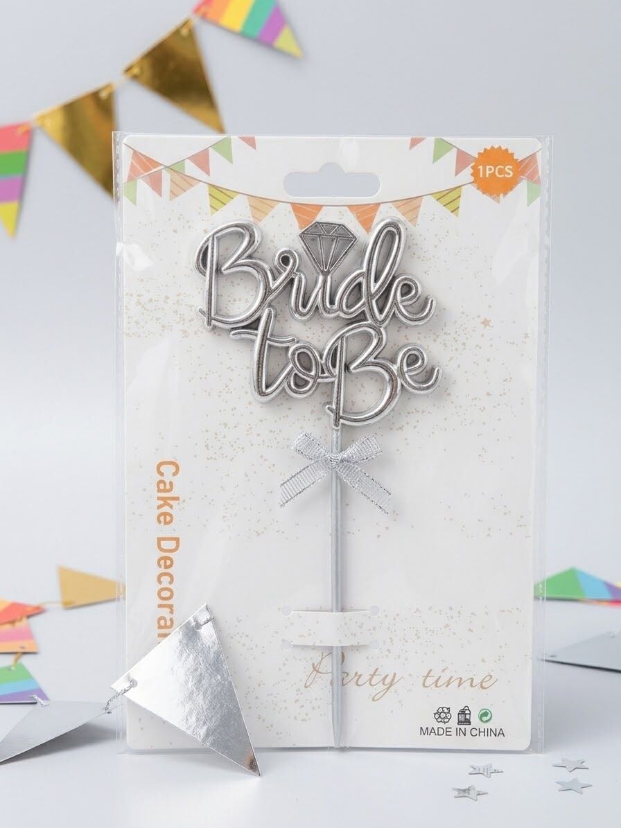 PASTA ÜZERİ GÜMÜŞ BRIDE TO BE