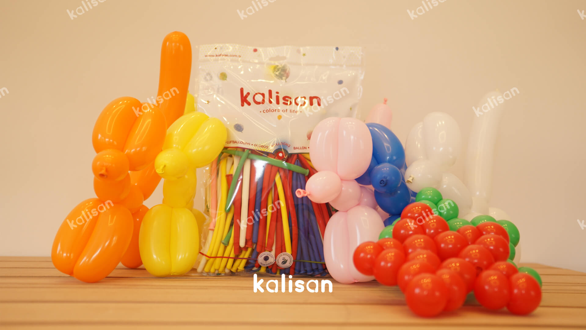 PASTEL KARIŞIK SOSİS BALON 100'LÜ