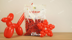 PASTEL KIRMIZI SOSİS BALON 100'LÜ