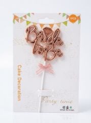 PASTA ÜZERİ ROSE GOLD BRIDE TO BE