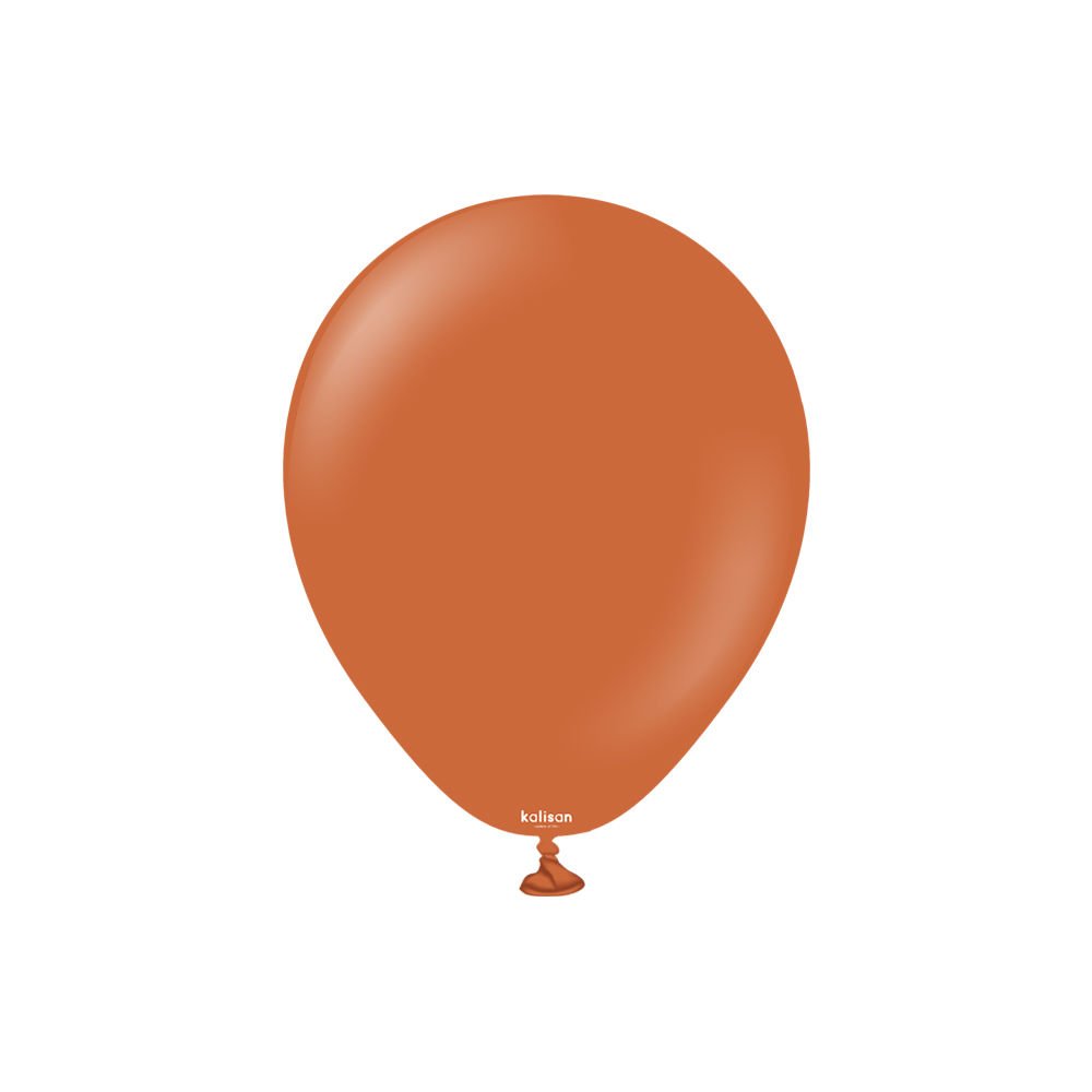 5'' Retro Balon Yanık Turuncu 100’lü