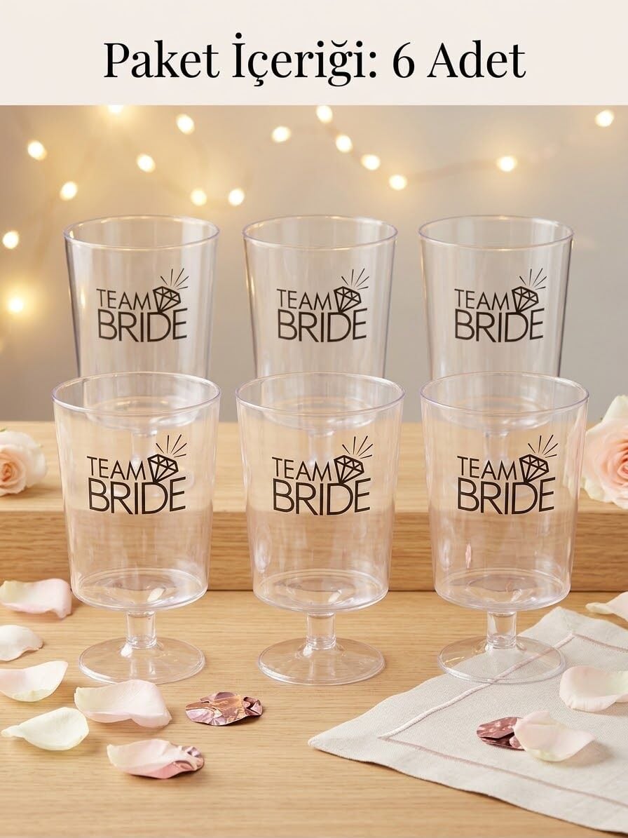 MİKA BRIDE KADEH KISA 6 LI