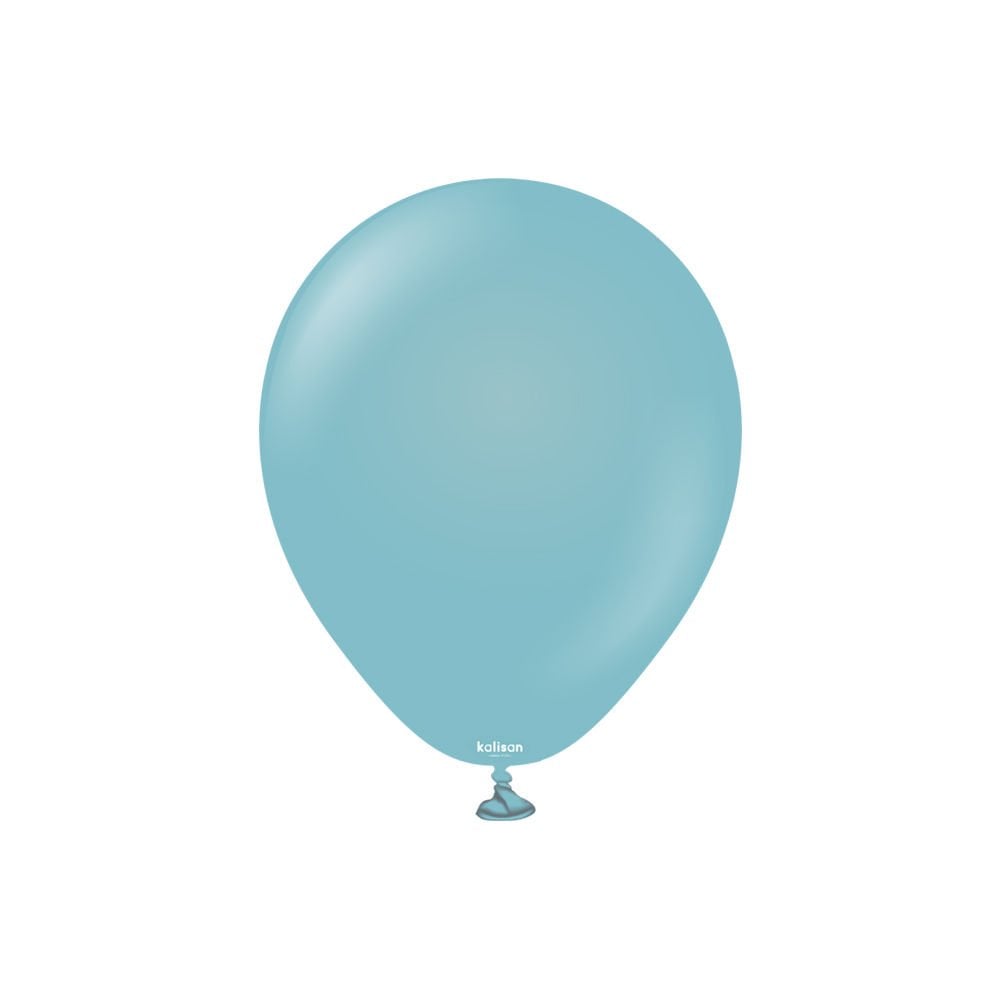 5'' Retro Balon Mavi Cam 100’lü