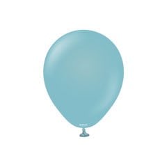 5'' Retro Balon Mavi Cam 100’lü