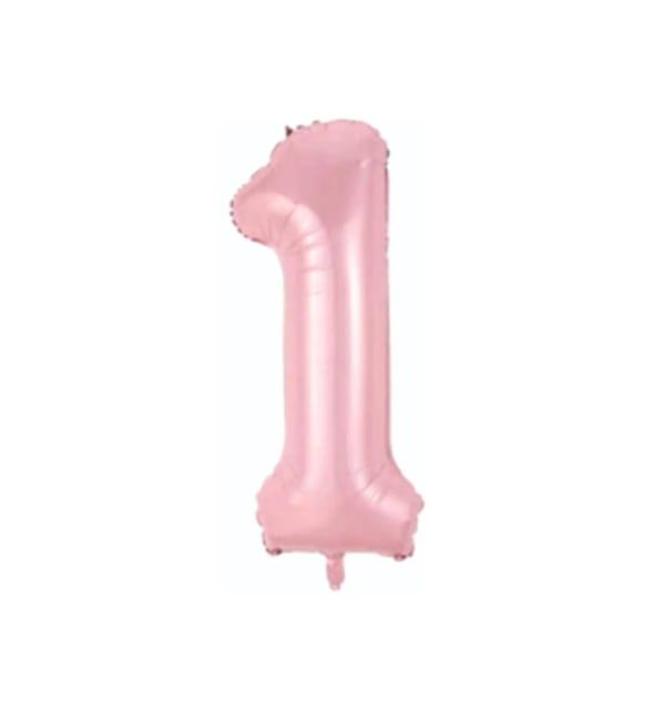 FOLYO RAKAM BALON 34 İNÇ PEMBE 1