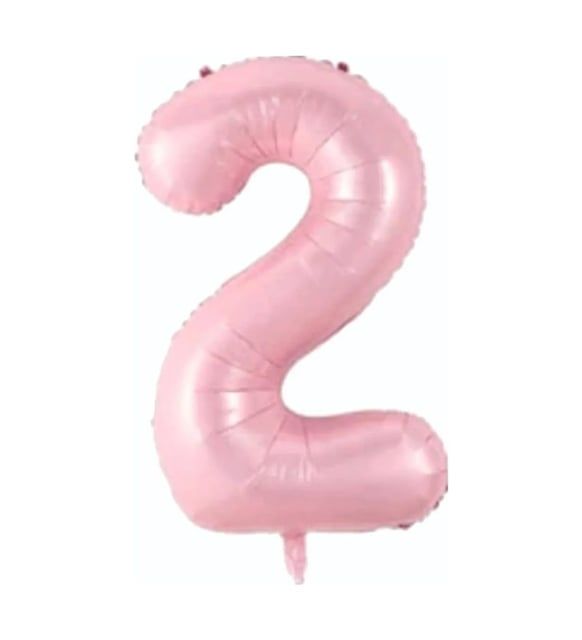 FOLYO RAKAM BALON 34 İNÇ PEMBE 2