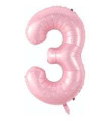 FOLYO RAKAM BALON 34 İNÇ PEMBE 3