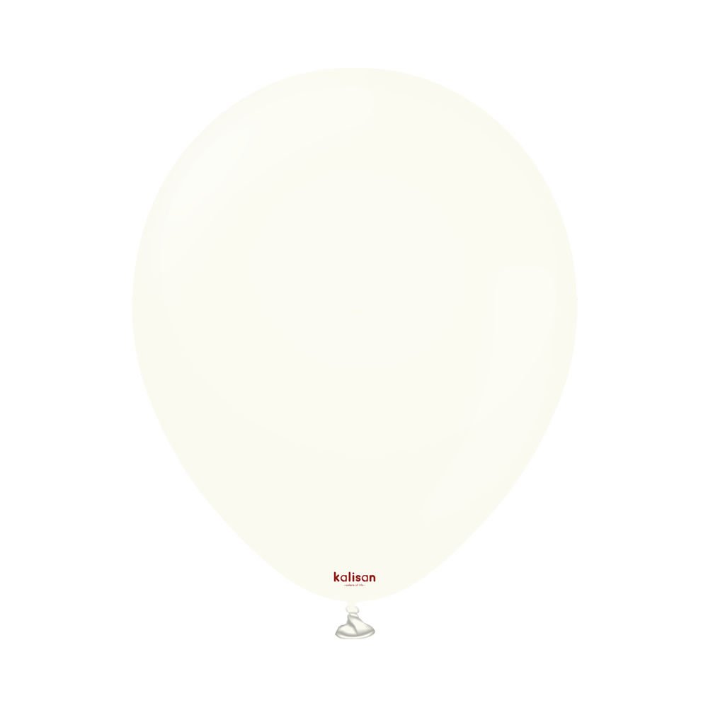 12'' Retro Balon Beyaz 100’lü