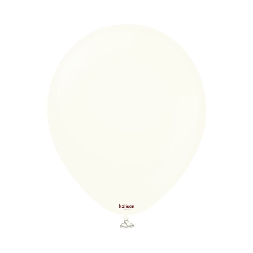 12'' Retro Balon Beyaz 100’lü