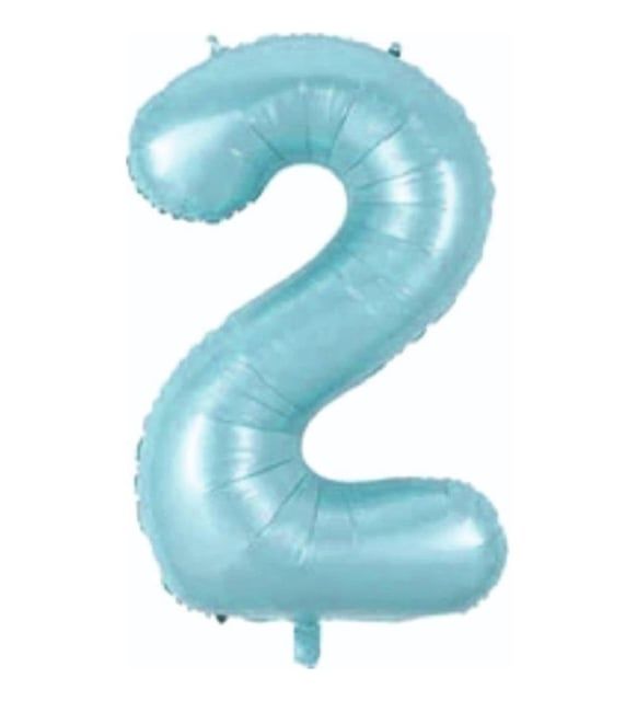 FOLYO RAKAM BALON 34 İNÇ MAVİ 2