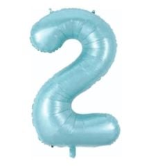 FOLYO RAKAM BALON 34 İNÇ MAVİ 2