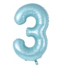 FOLYO RAKAM BALON 34 İNÇ MAVİ 3