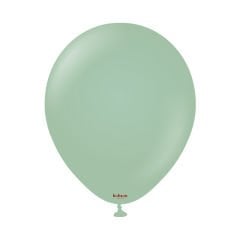 12'' Retro Balon Kış Yeşili 100’lü