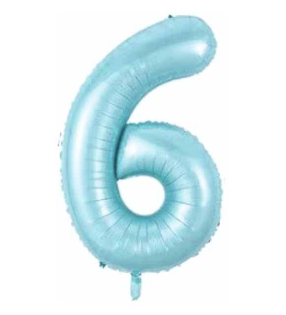 FOLYO RAKAM BALON 34 İNÇ MAVİ 6
