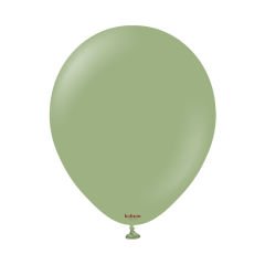 12'' Retro Balon Okaliptus 100’lü