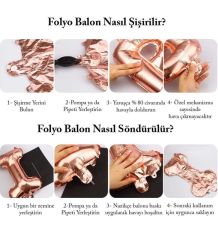 FOLYO RAKAM BALON 34 İNÇ SİYAH 1