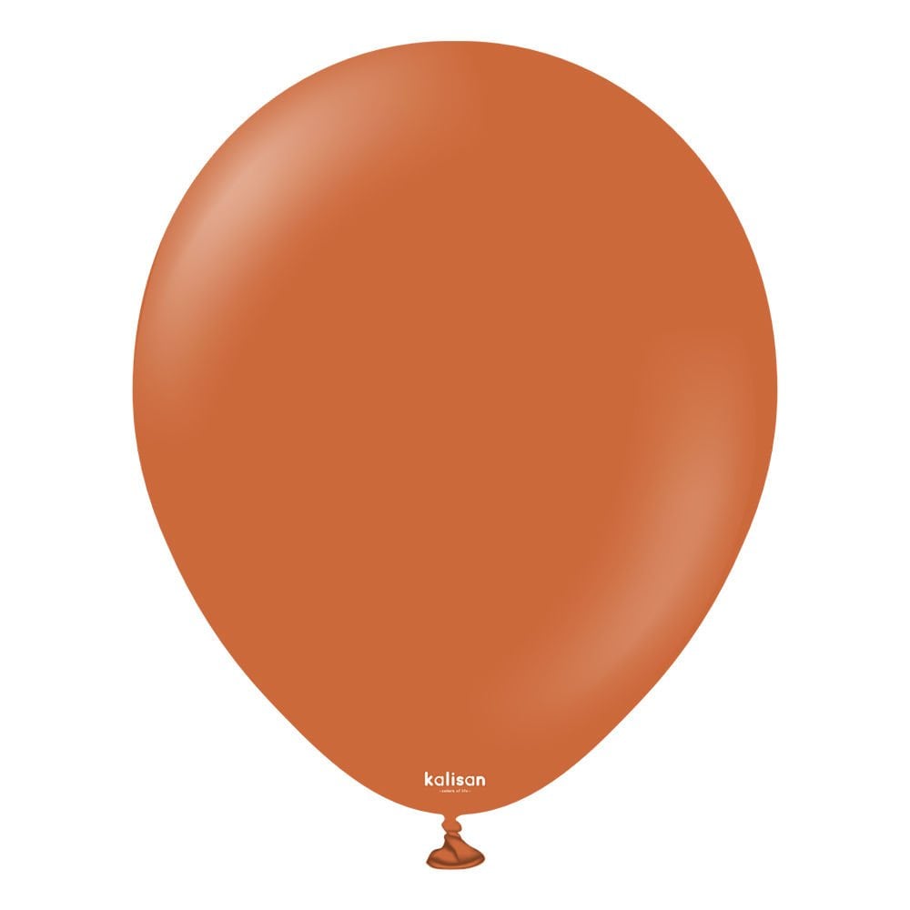 18'' Retro Balon Yanık Turuncu 3'lü