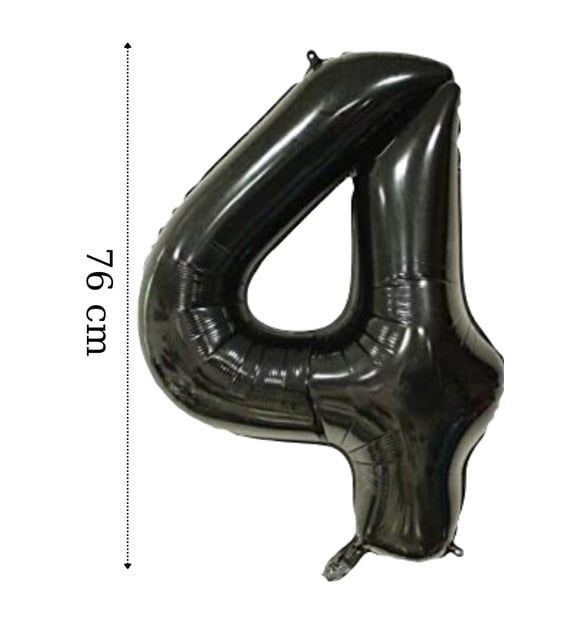 FOLYO RAKAM BALON 34 İNÇ SİYAH 4