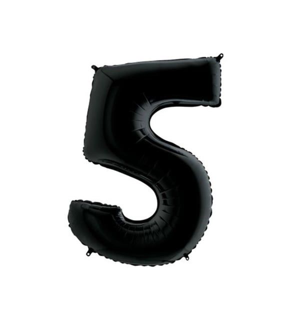 FOLYO RAKAM BALON 34 İNÇ SİYAH 5