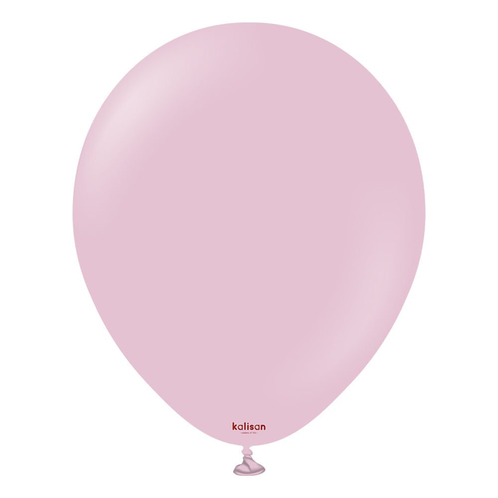 18'' Retro Balon Toz Pembe 5'li