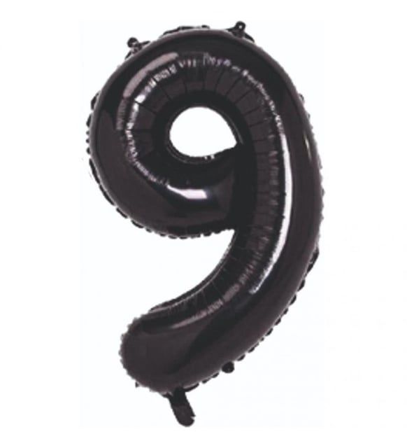 FOLYO RAKAM BALON 34 İNÇ SİYAH 9