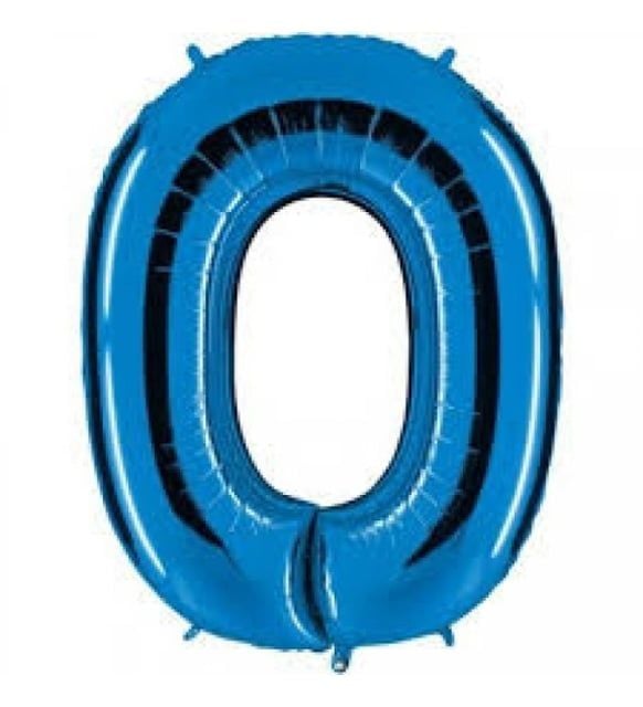 FOLYO RAKAM BALON 34 İNÇ KOYU MAVİ 0
