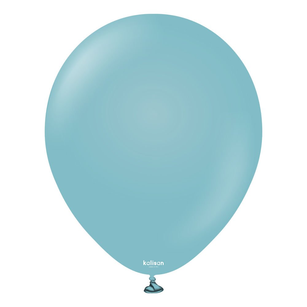 18'' Retro Balon Mavi Cam 3'lü