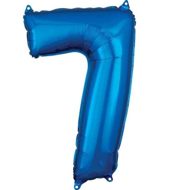 FOLYO RAKAM BALON 34 İNÇ KOYU MAVİ 7