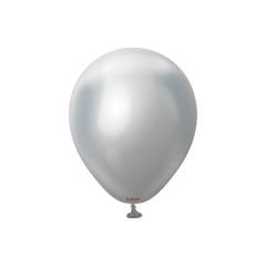 MIRROR (KROM) BALON KALİSAN 5 İNÇ GÜMÜŞ 100'LÜ