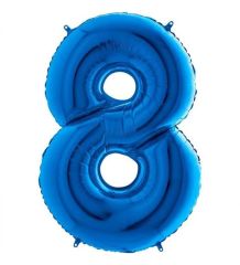 FOLYO RAKAM BALON 34 İNÇ KOYU MAVİ 8