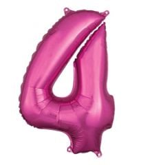 FOLYO RAKAM BALON 34 İNÇ KOYU PEMBE 4
