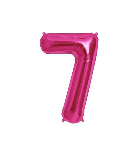 FOLYO RAKAM BALON 34 İNÇ KOYU PEMBE 7