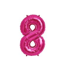 FOLYO RAKAM BALON 34 İNÇ KOYU PEMBE 8