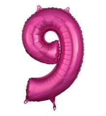 FOLYO RAKAM BALON 34 İNÇ KOYU PEMBE 9
