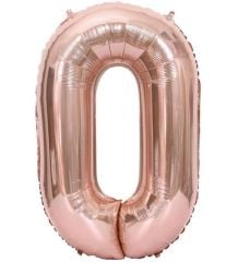 FOLYO RAKAM BALON 34 İNÇ ROSE GOLD 0